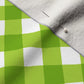 Gingham Style Lime Large Bias