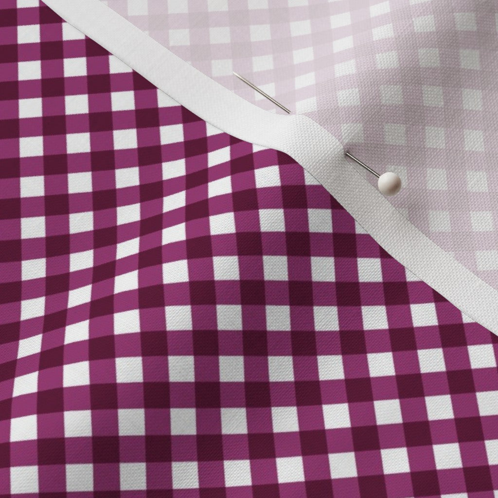 Gingham Style Berry Small Bias Fabric