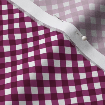 Gingham Style Berry Small Bias Fabric