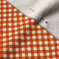 Gingham Style Carrot Small Bias Fabric