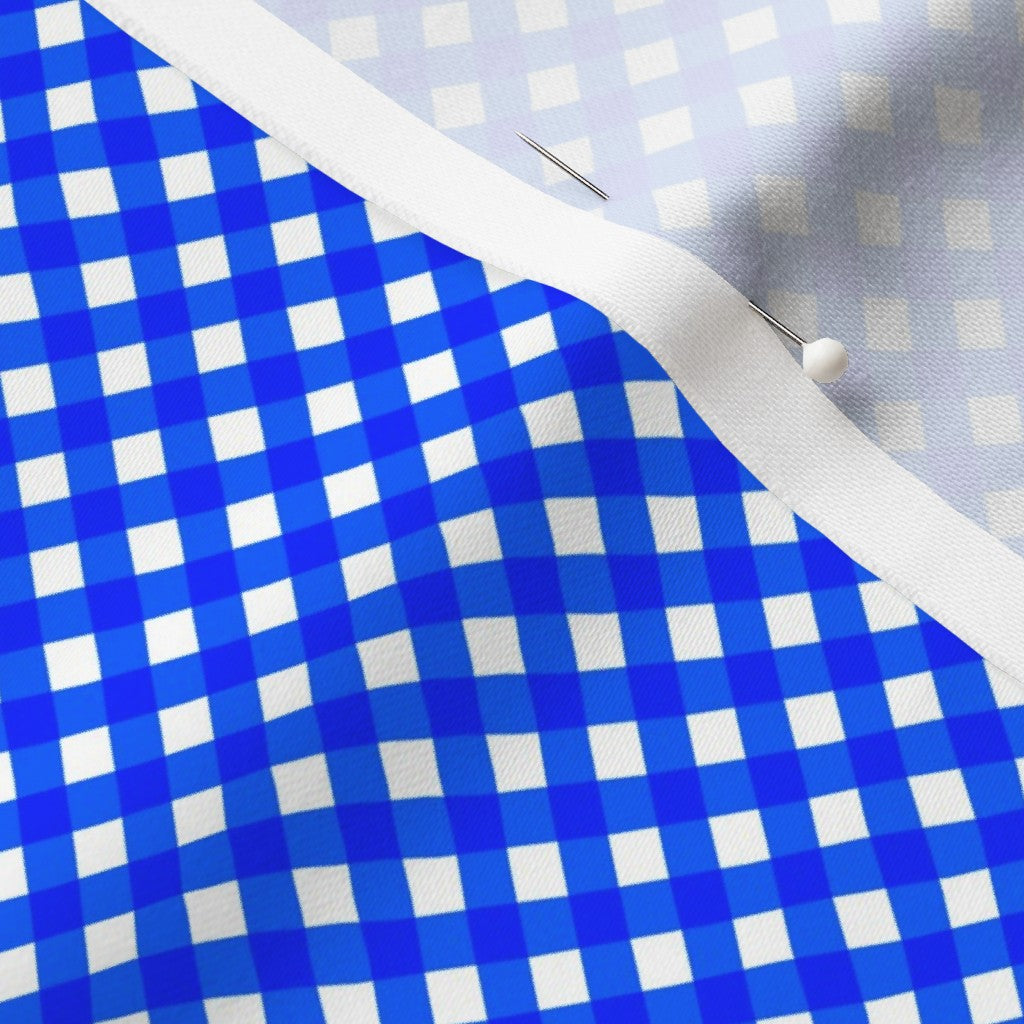 Gingham Style Cobalt Small Bias