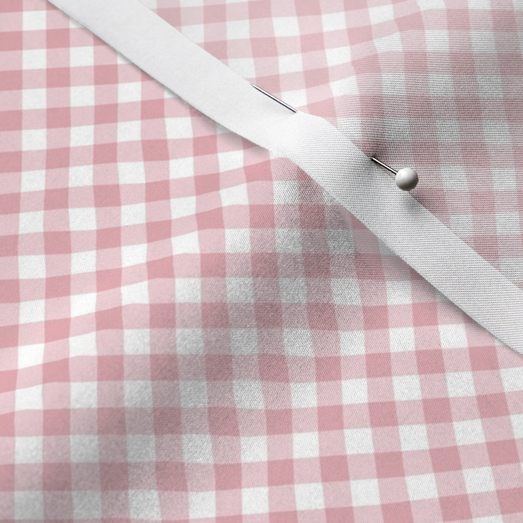 Gingham Style Cotton Candy Small Bias Fabric