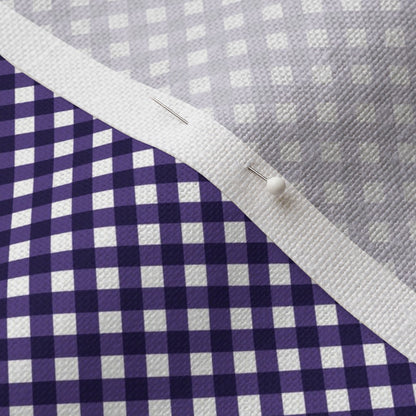 Gingham Style Grape Small Bias Fabric
