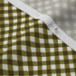 Gingham Style Moss Small Bias Fabric