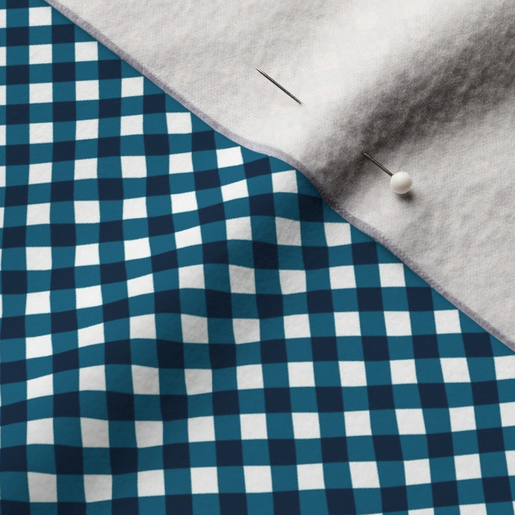 Gingham Style Peacock Small Bias