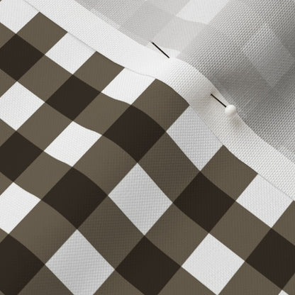 Gingham Style Bark Large Straight Printed Fabric