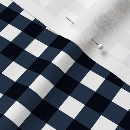Gingham Style Navy Large Straight