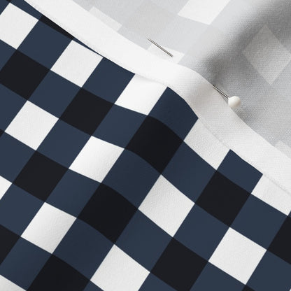 Gingham Style Navy Large Straight