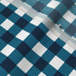 Gingham Style Peacock Large Straight