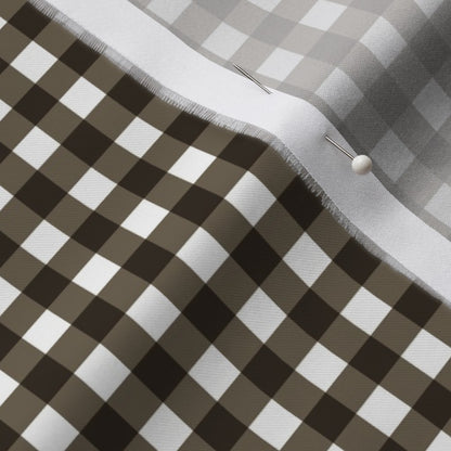 Gingham Style Bark Small Straight Printed Fabric