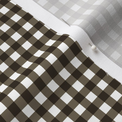 Gingham Style Bark Small Straight Printed Fabric