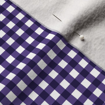Gingham Style Grape Small Straight Fabric