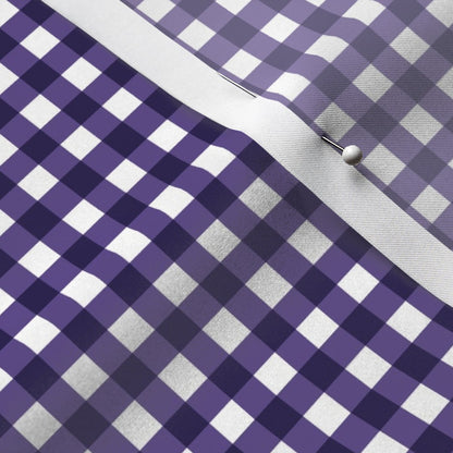 Gingham Style Grape Small Straight Fabric