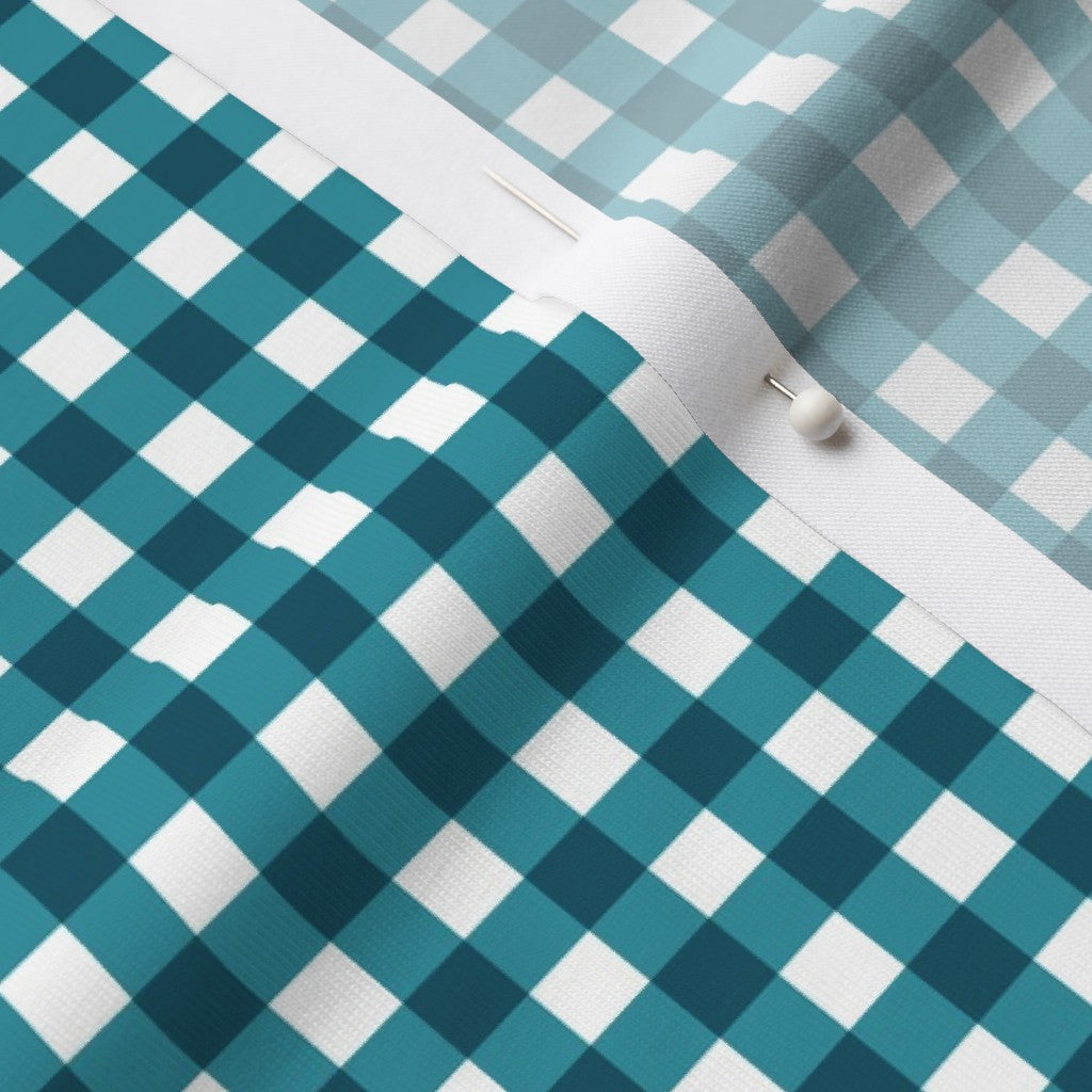 Gingham Style Lagoon Small Straight