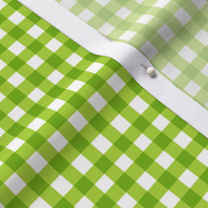 Gingham Style Lime Small Straight