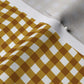 Gingham Style Mustard Small Straight