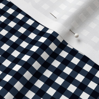 Gingham Style Navy Small Straight