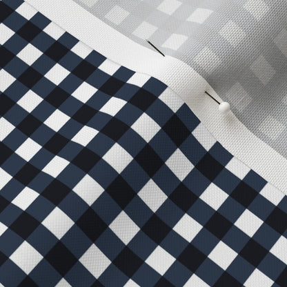 Gingham Style Navy Small Straight
