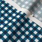 Gingham Style Peacock Small Straight