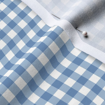 Gingham Style Sky Blue Small Straight