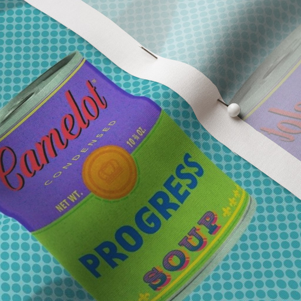 Progress Soup Cans Printed Fabric