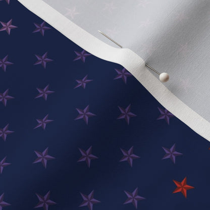 Pride Stars (Dark Blue) Printed Fabric