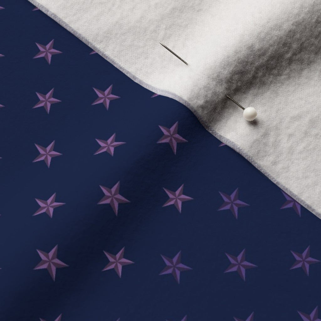 Pride Stars (Dark Blue) Fabric