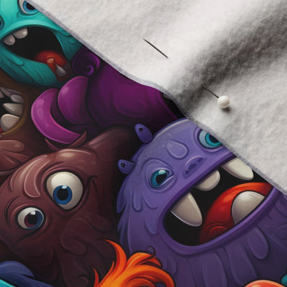 The Boo Bunch Monsters Printed Fabric