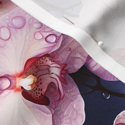 Orchid Cascade Printed Fabric