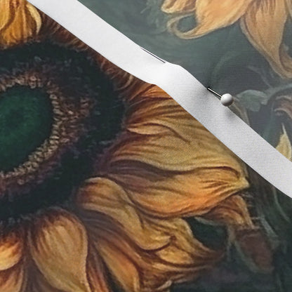 Watercolor Sunflowers (Lush) Printed Fabric