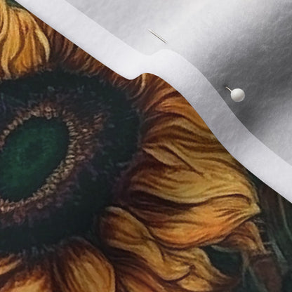 Watercolor Sunflowers (Lush) Printed Fabric