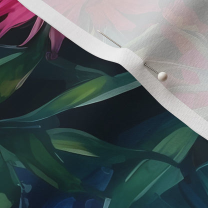 Tropical Jungle (Dark 1) Petal Signature Cotton Printed Fabric by Studio Ten Design