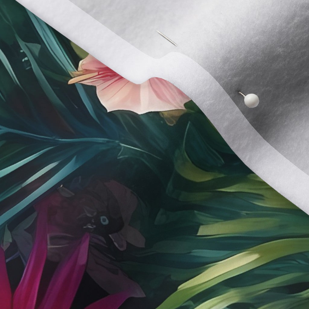 Tropical Jungle (Dark 1) Polartec® Fleece Printed Fabric by Studio Ten Design