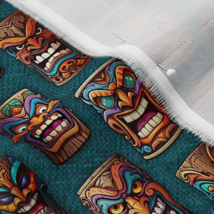 Tiki Teal Fabric