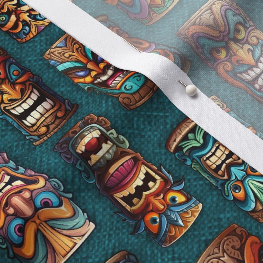 Tiki Teal Two-Way Fabric
