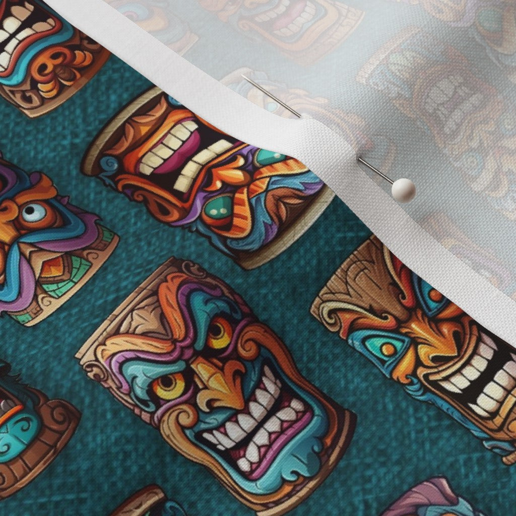 Tiki Teal Two-Way Fabric