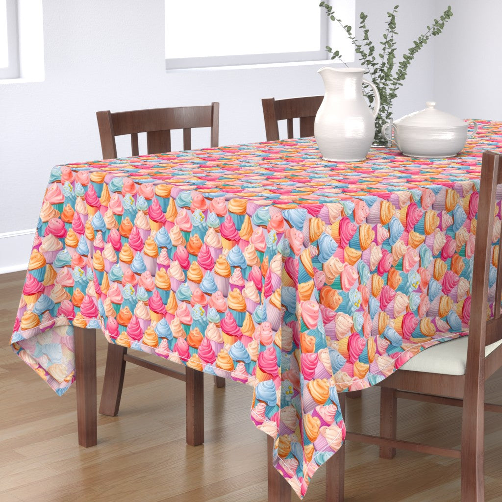 Cupcakes Square or Rectangular Tablecloth