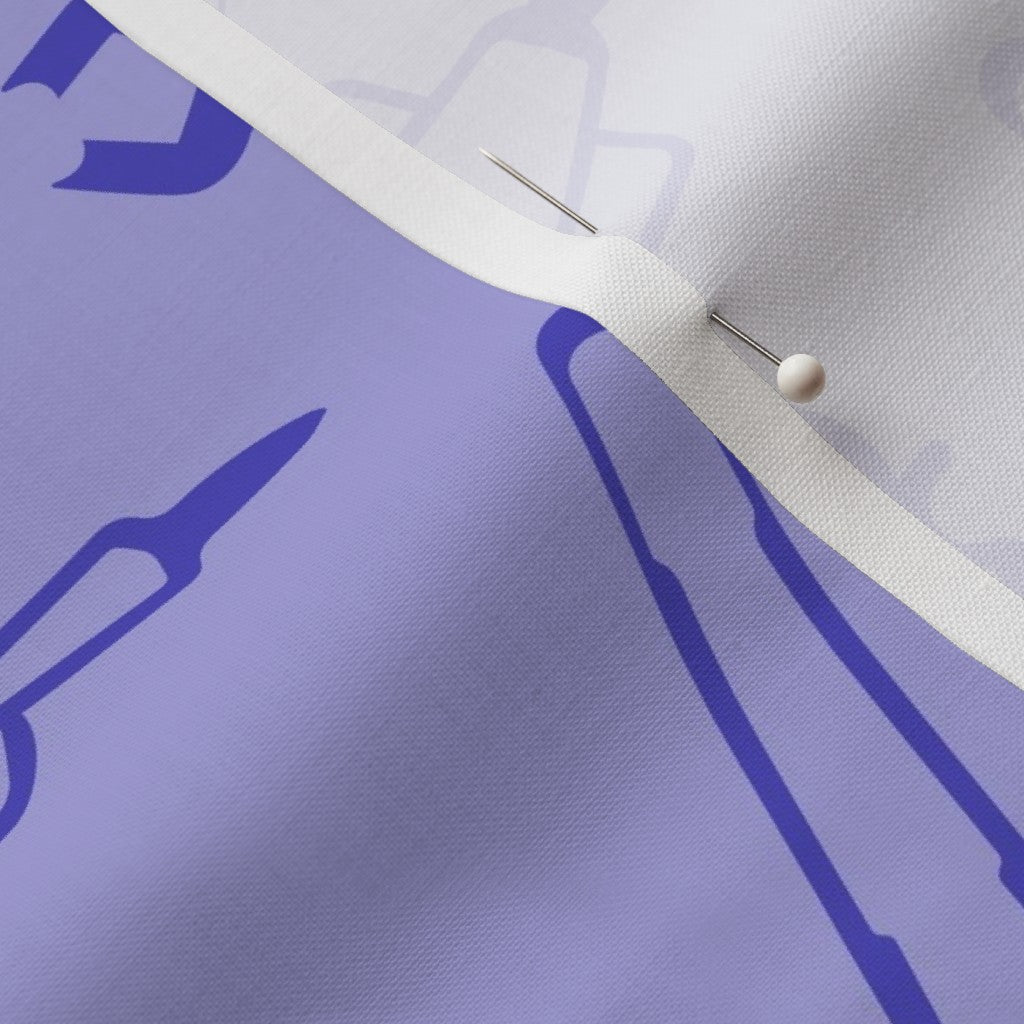 Glassblowing Tools Lilac Petal Signature Cotton® Printed Fabric by Studio Ten Design