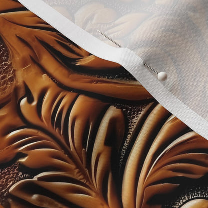 Tooled Leather Petal Signature Cotton® Printed Fabric by Studio Ten Design