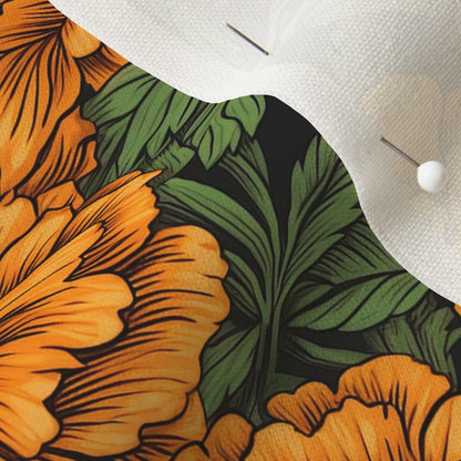 Marigolds Essex Linen Printed Fabric by Studio Ten Design