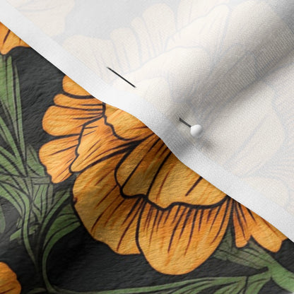 Marigolds Minky Printed Fabric by Studio Ten Design