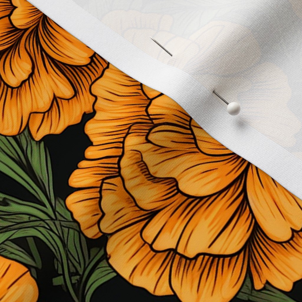 Marigolds Sport Lycra® Printed Fabric by Studio Ten Design