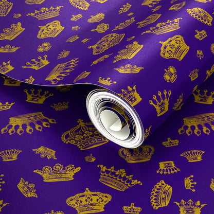 Royal Crowns (Golden Yellow + Royal Purple) Fondo de pantalla