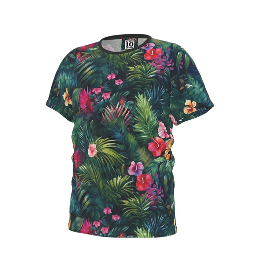 Tropical Jungle (Dark 1) T-Shirt by Studio Ten Design
