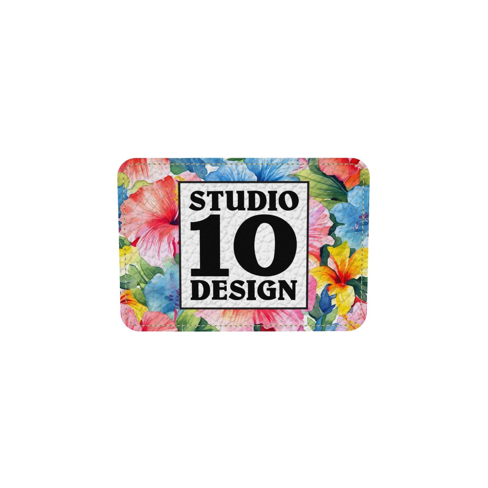 Watercolor Hibiscus (Light #1) Brand Tag by Studio Ten Design