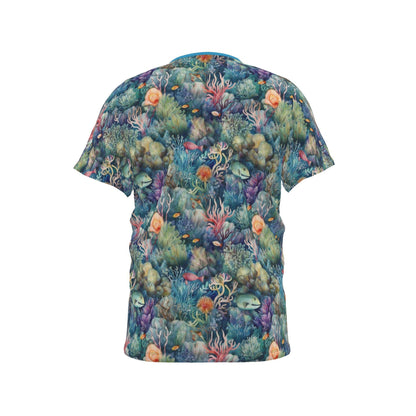 Watercolor Reef Unisex T-Shirt by Studio Ten Design