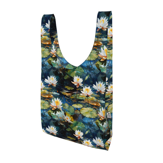 Lily Pond Oasis Parachute Shopping Tote