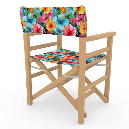 Watercolor Hibiscus (Light #2) Director's Chair