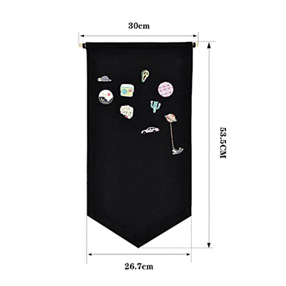 Wall Hanging Enamel Pin Display Banner