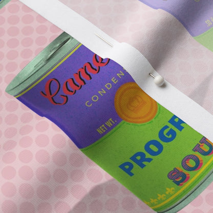 Soup Cans (Cotton Candy) Fabric